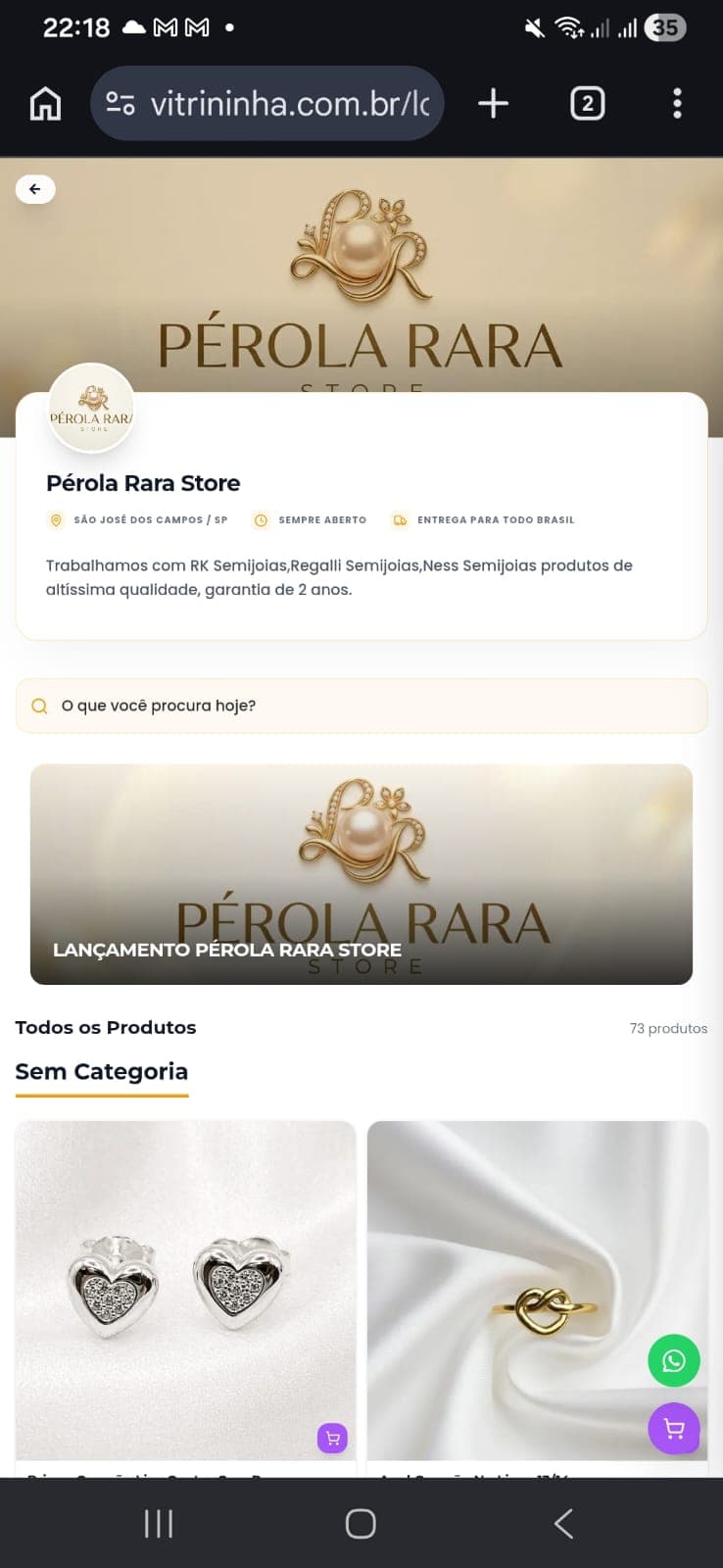 Loja exemplo 1