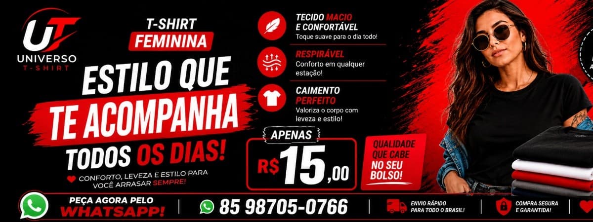 Capa de Universo T-shirt Oficial
