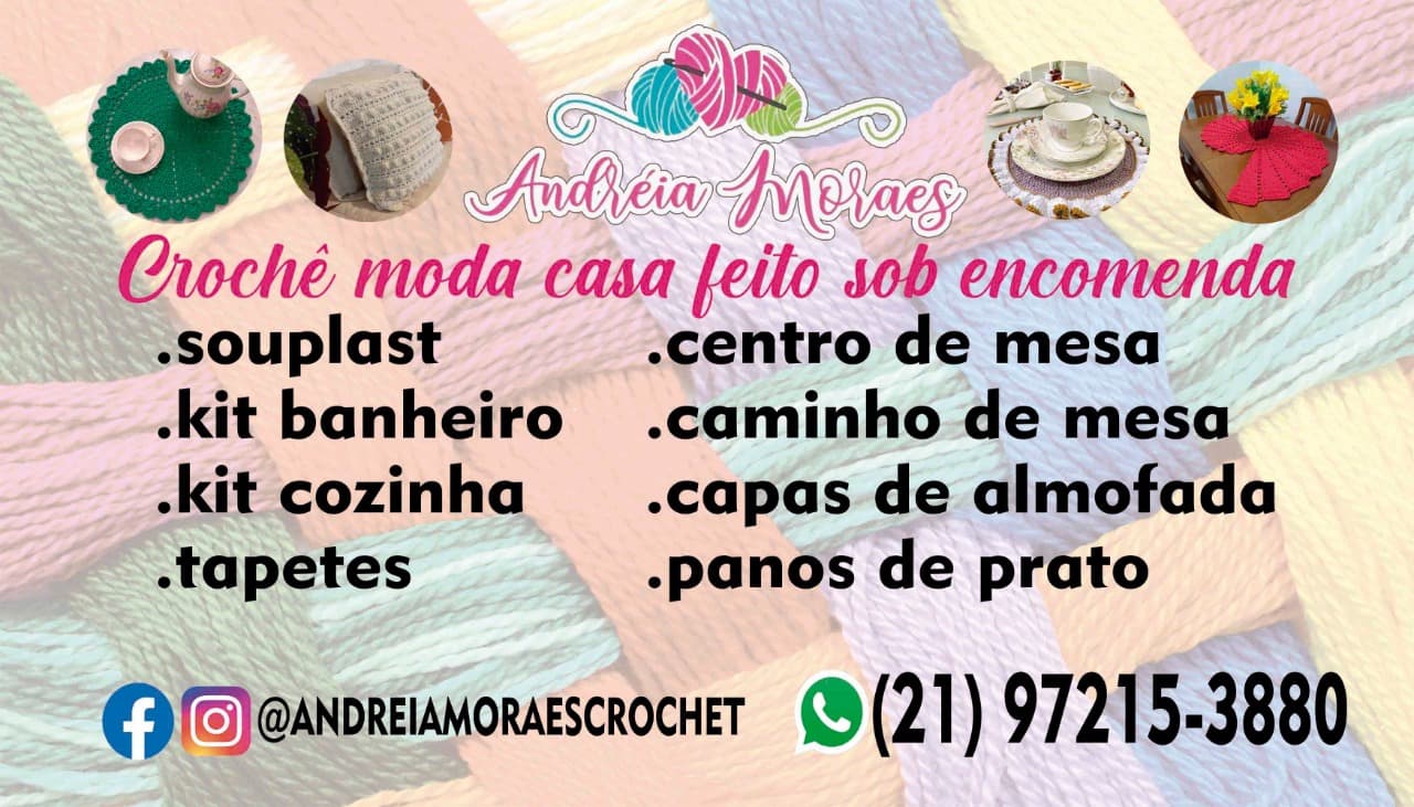 Capa de Andreia Moraes Crochet