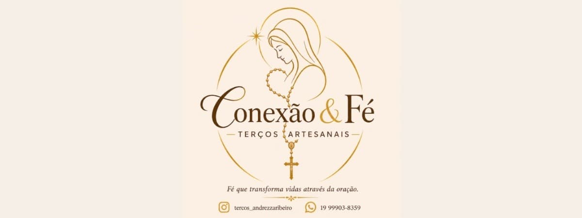 Capa de Conexão & Fé- Terços Artesanais