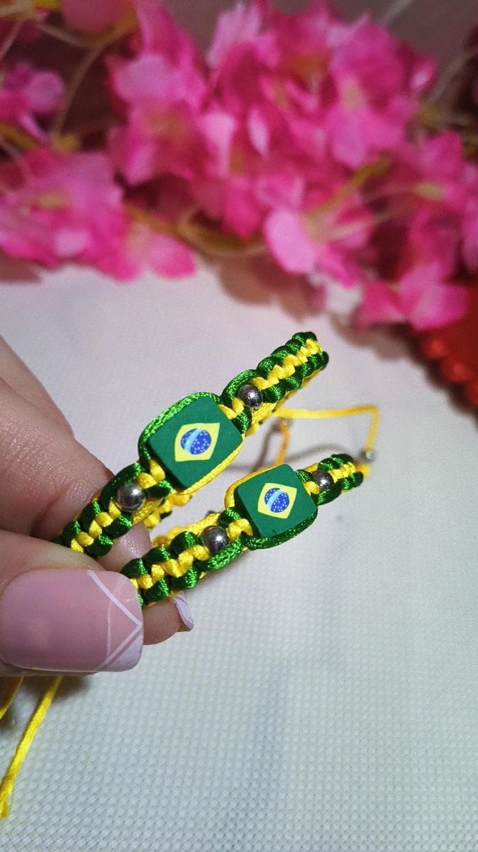 🇧🇷 Pulseira Bandeira do Brasil✨💚 - Foto 2