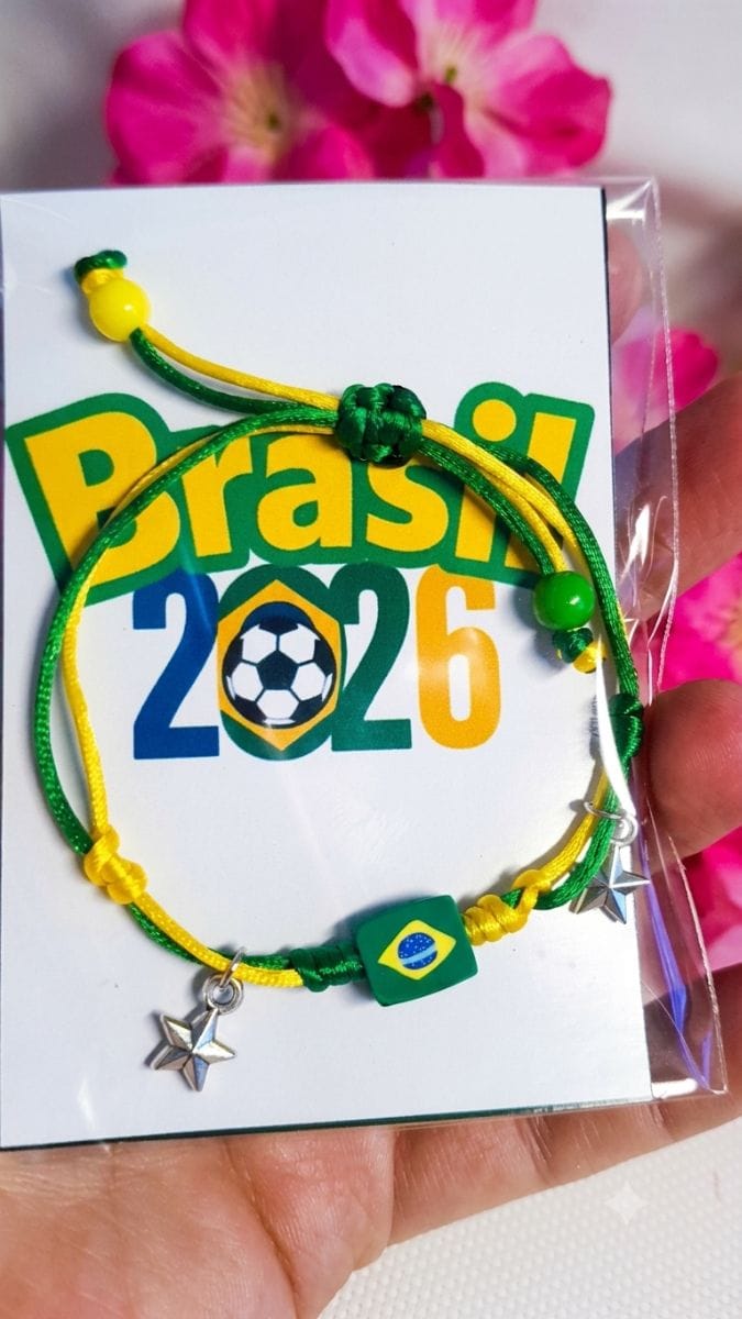 🇧🇷 Pulseira Bandeira do Brasil✨💚 - Foto 4