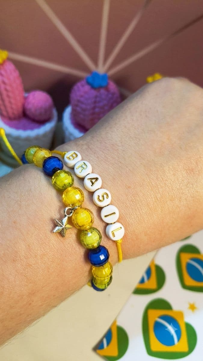 Pulseira brasilidade 🇧🇷💚