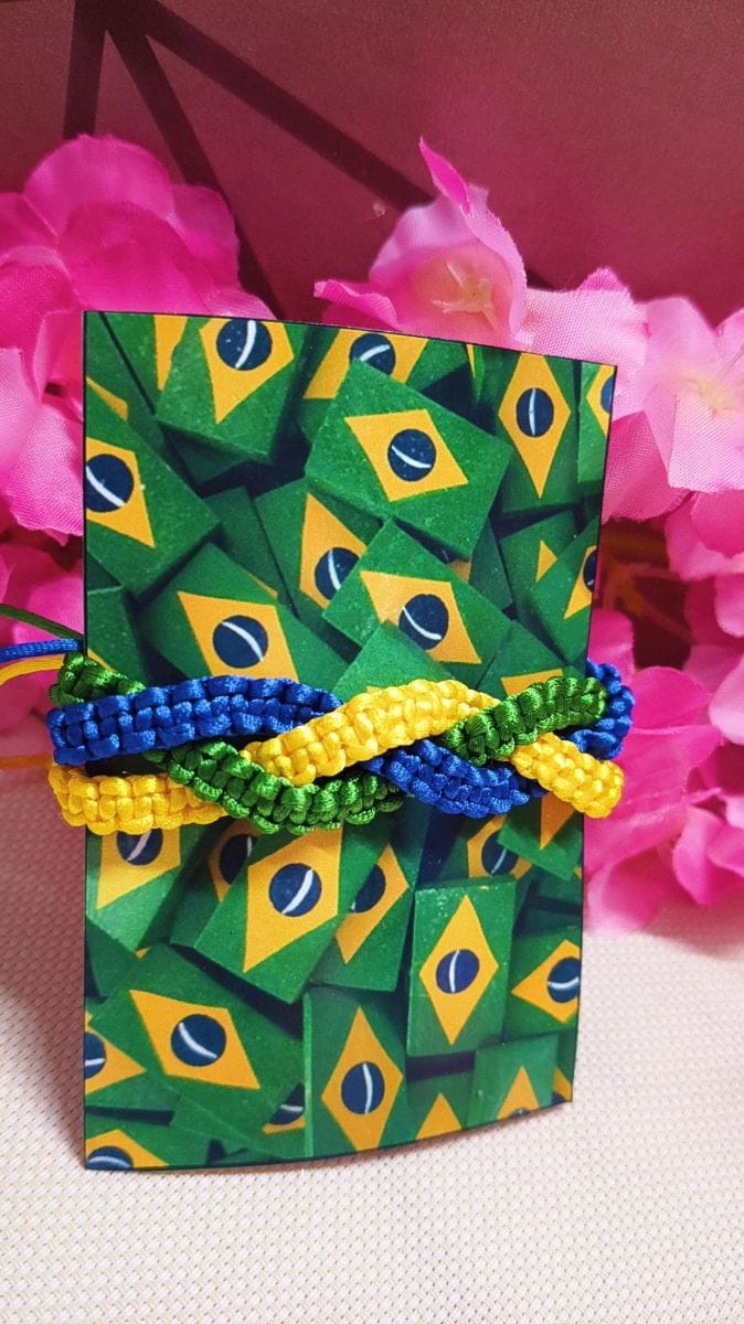 Pulseira Macrame trançada ✨🇧🇷 - Foto 3