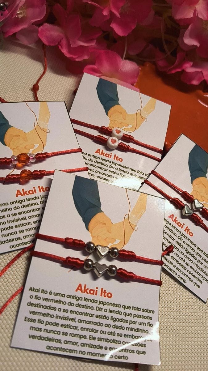 ❤️ Pulseira Akai Ito – Fio Vermelho do Destino ❤️ - Foto 3