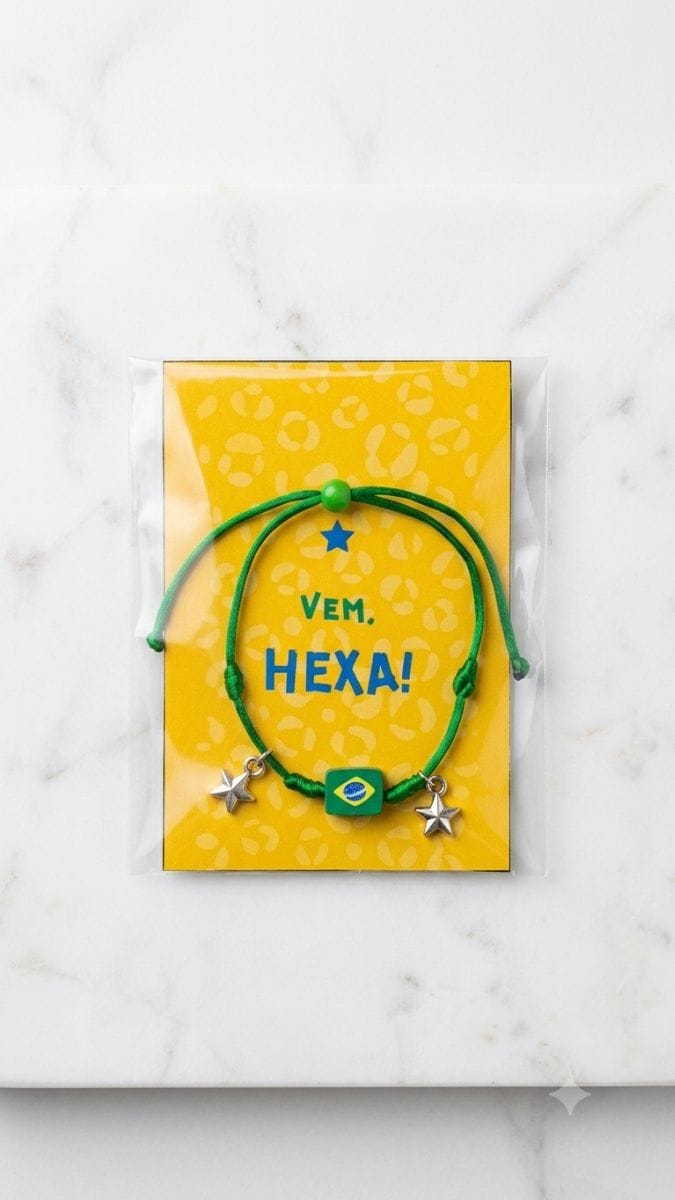 🇧🇷 Pulseira Bandeira do Brasil✨💚 - Foto 3