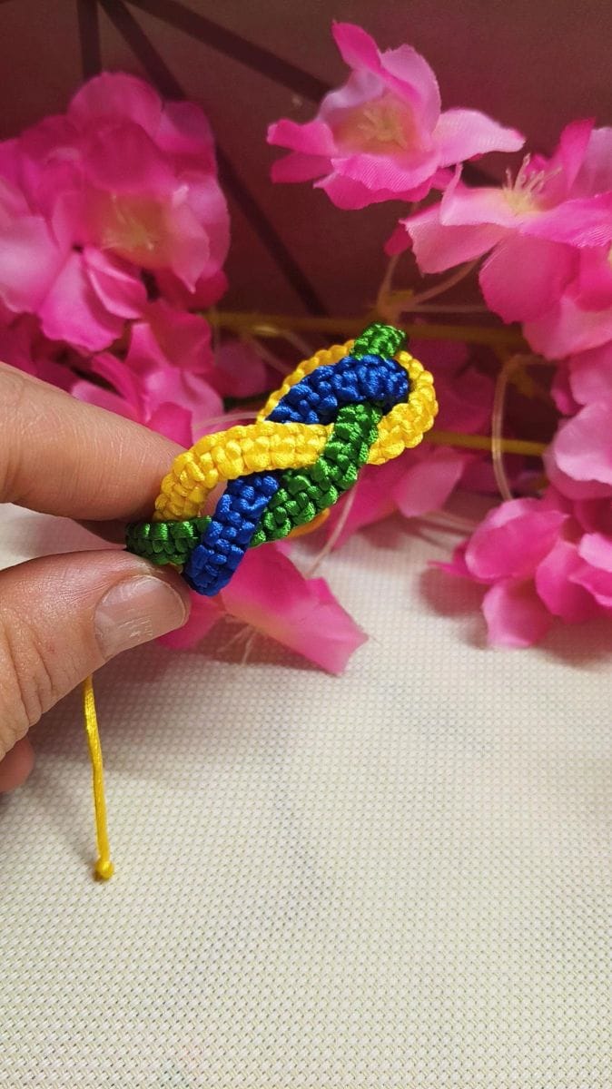 Pulseira Macrame trançada ✨🇧🇷 - Foto 2
