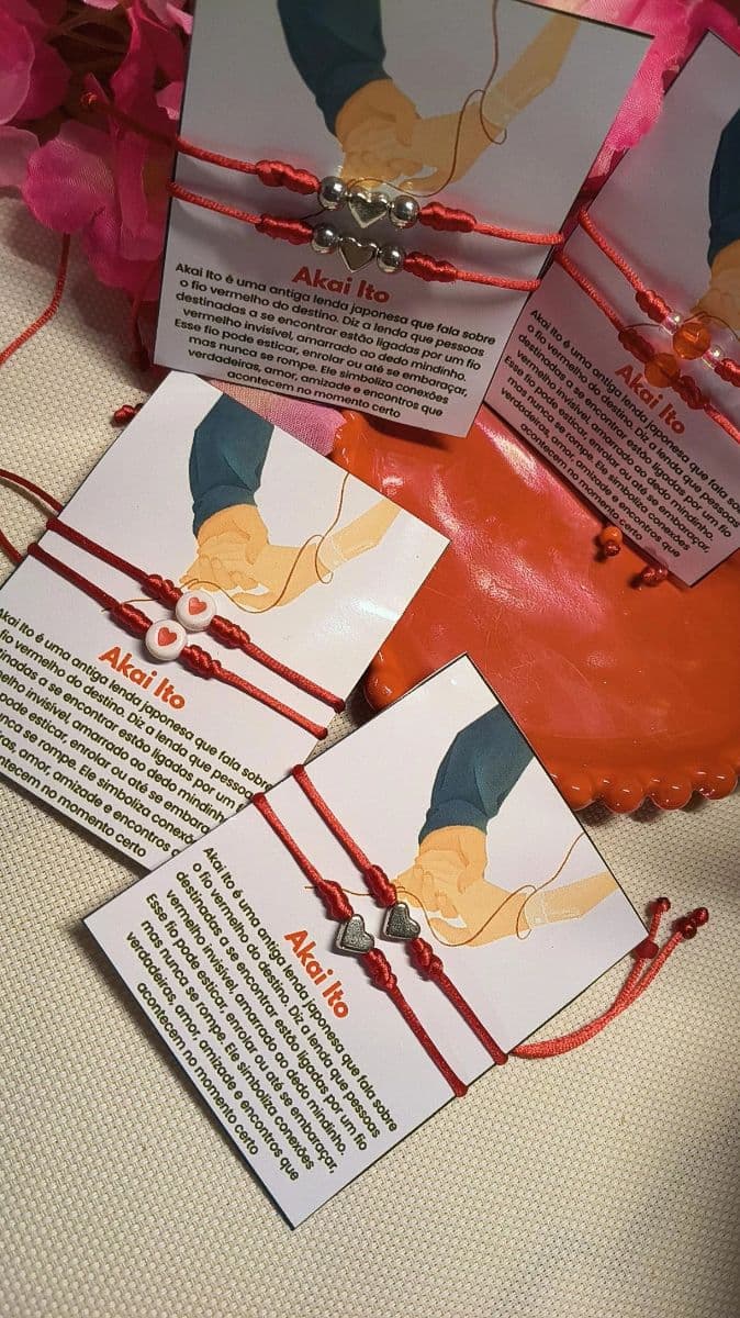 ❤️ Pulseira Akai Ito – Fio Vermelho do Destino ❤️