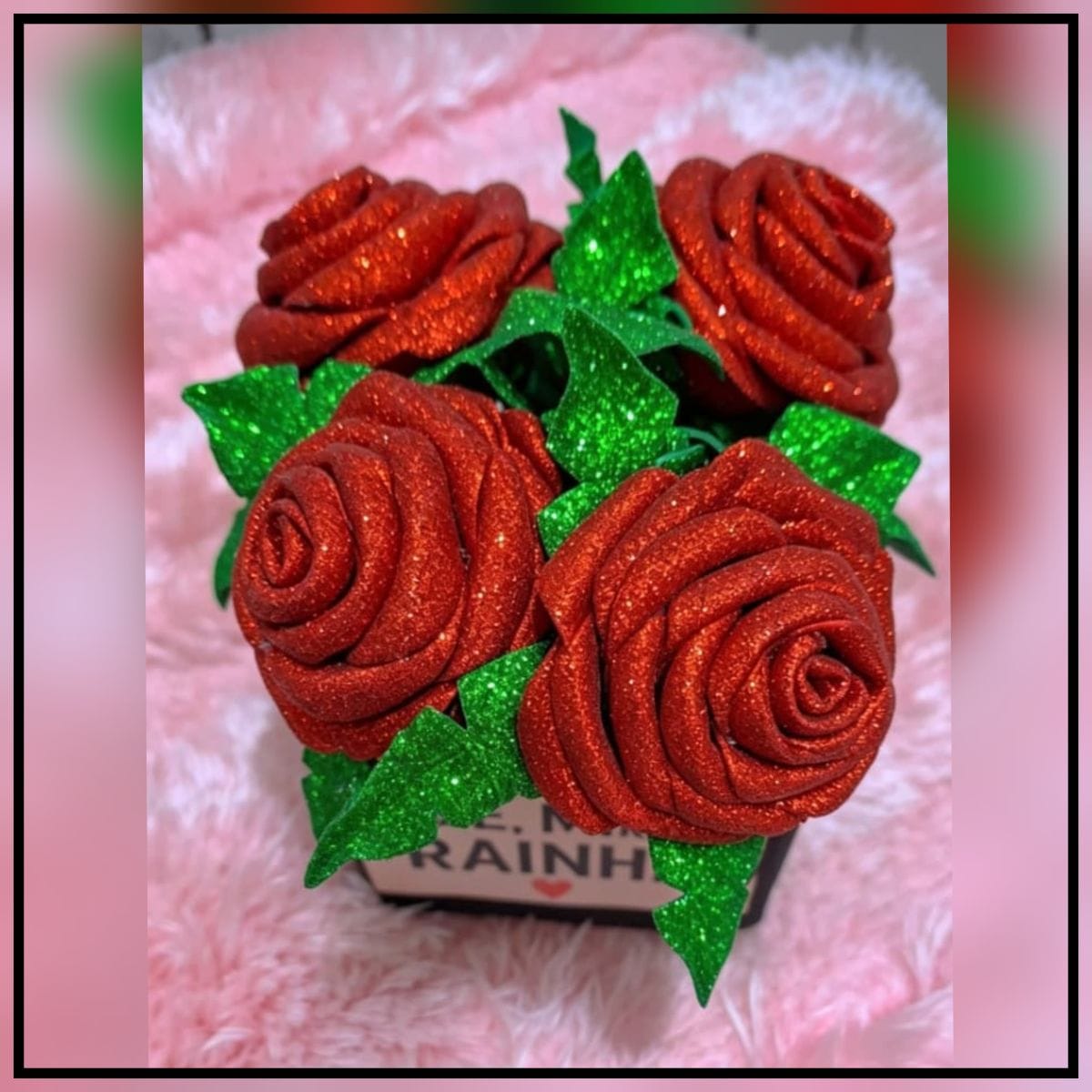 Caixa com 4 rosas - Foto 2