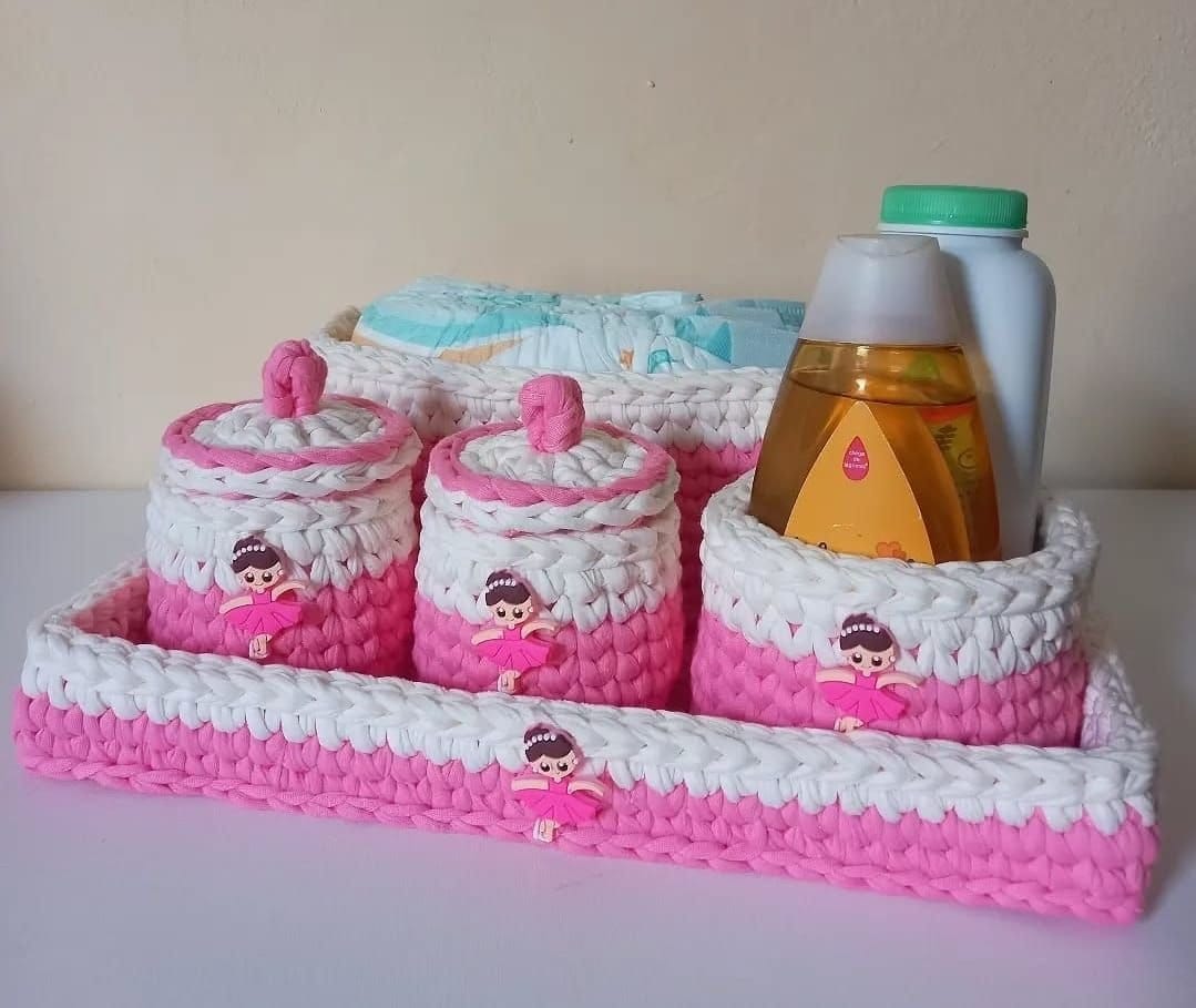 Kit higiene com 5 peças bailarina - Foto 1
