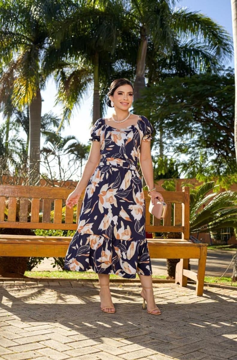 Vestido Marta Floral - Foto 1