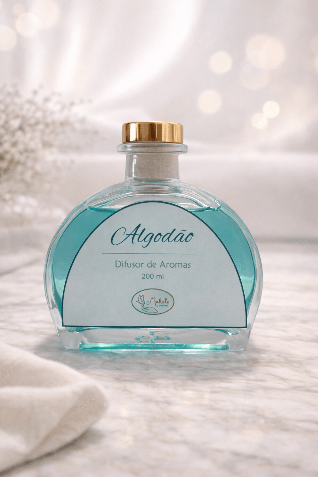 Difusor de Aromas 200 ml - Algodão - Foto 1