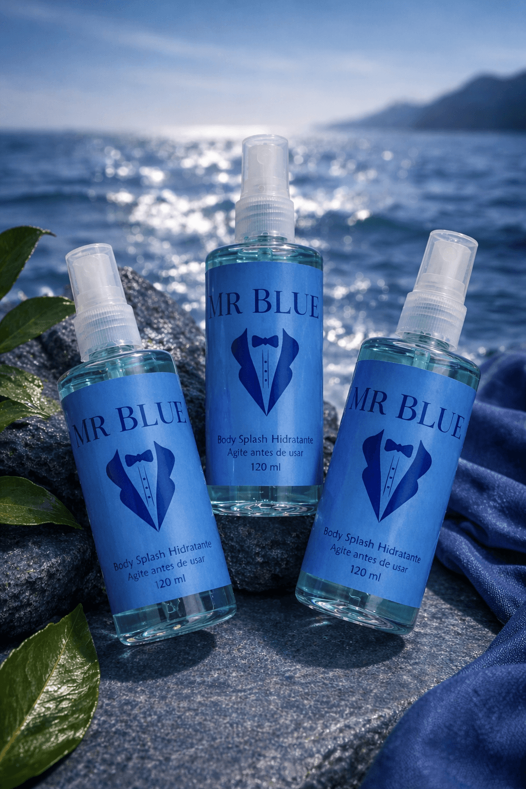 Body Splash Hidratante Masculino - Mr Blue - Foto 1