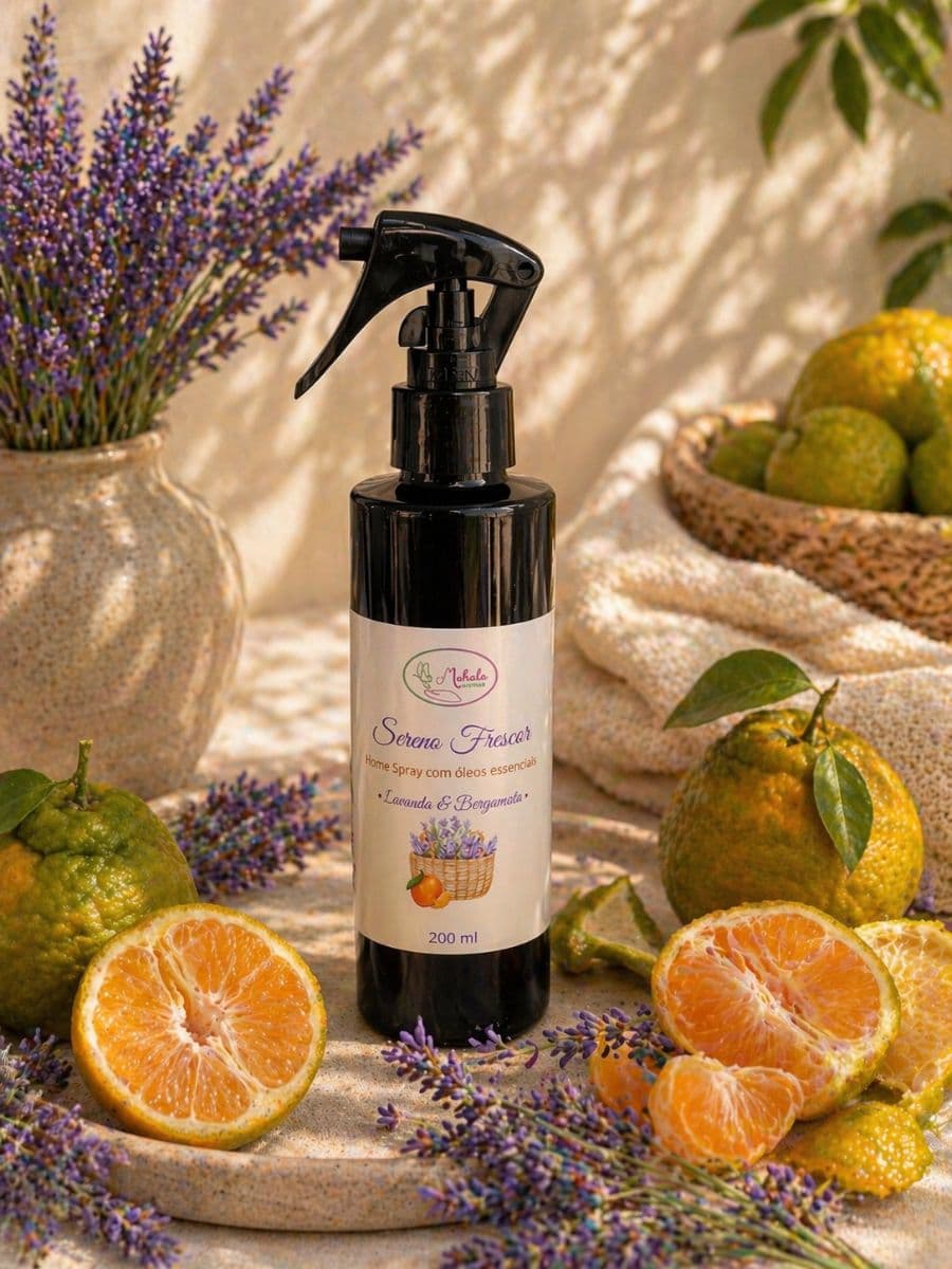 PROMOÇÃO! Home Spray Sereno Frescor com óleo essencial de Lavanda e Bergamota