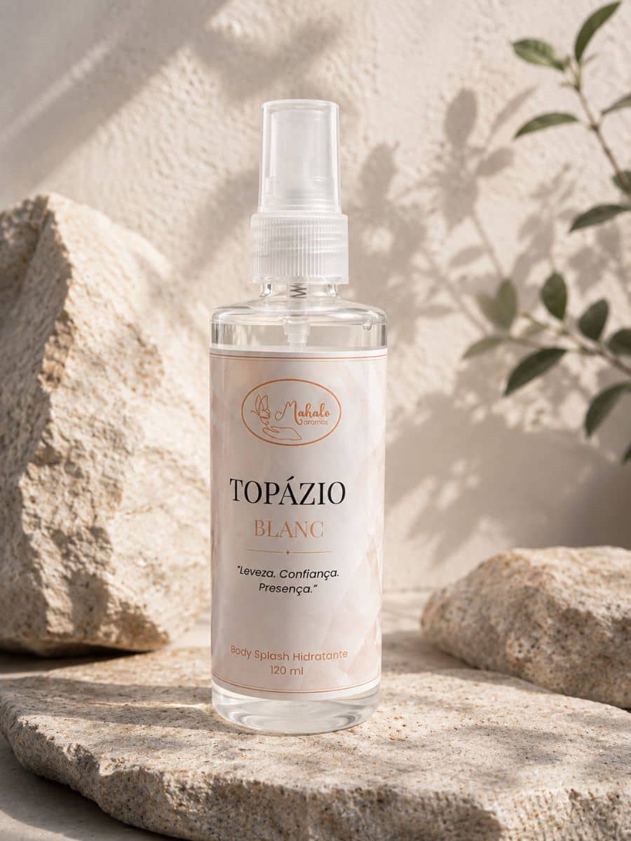 Body Splash Hidratante Masculino Tópazio Blanc - 120 ml