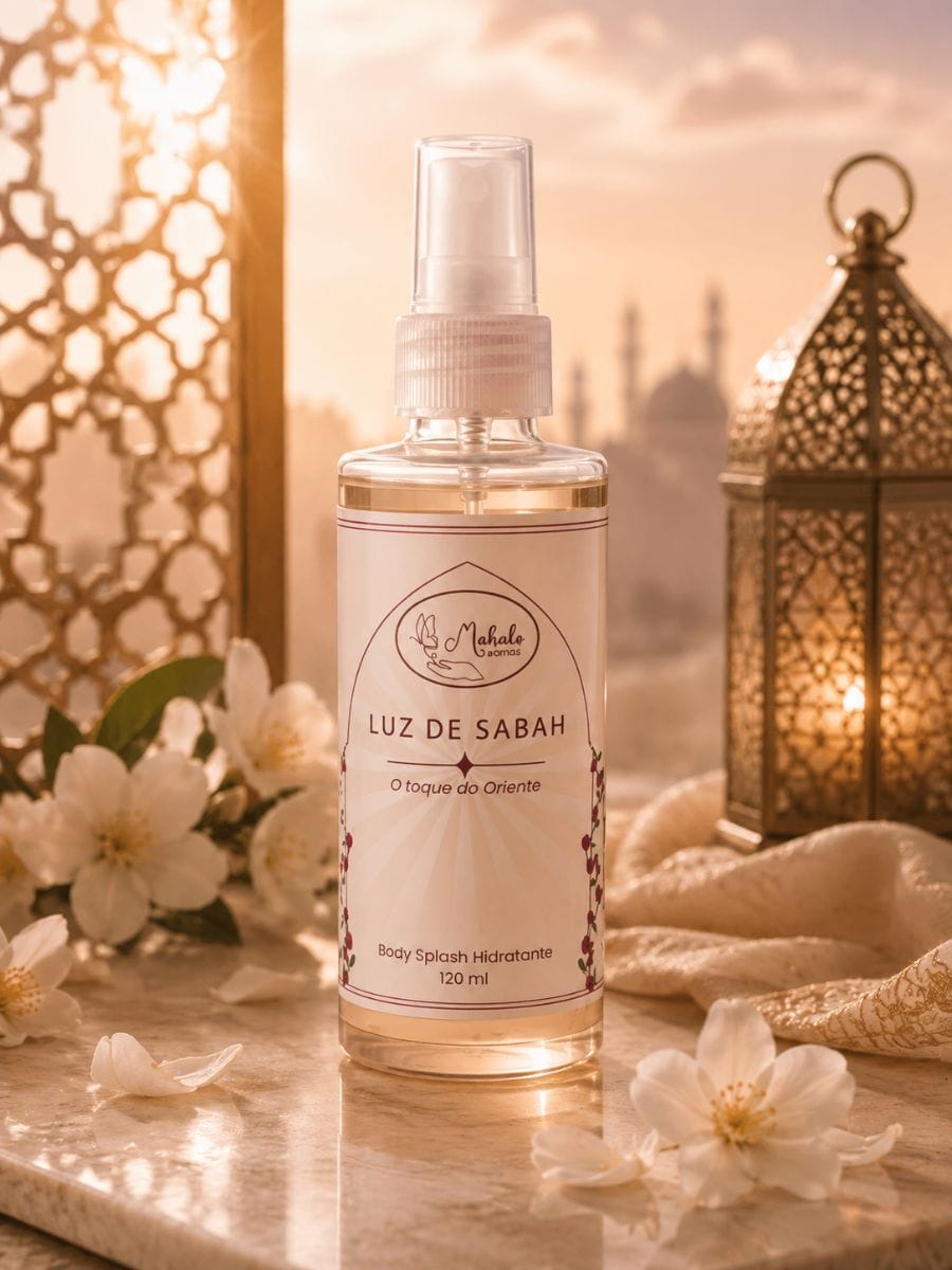 Body Splash Hidratante Feminino Luz de Sabah - 120 ml - Foto 1