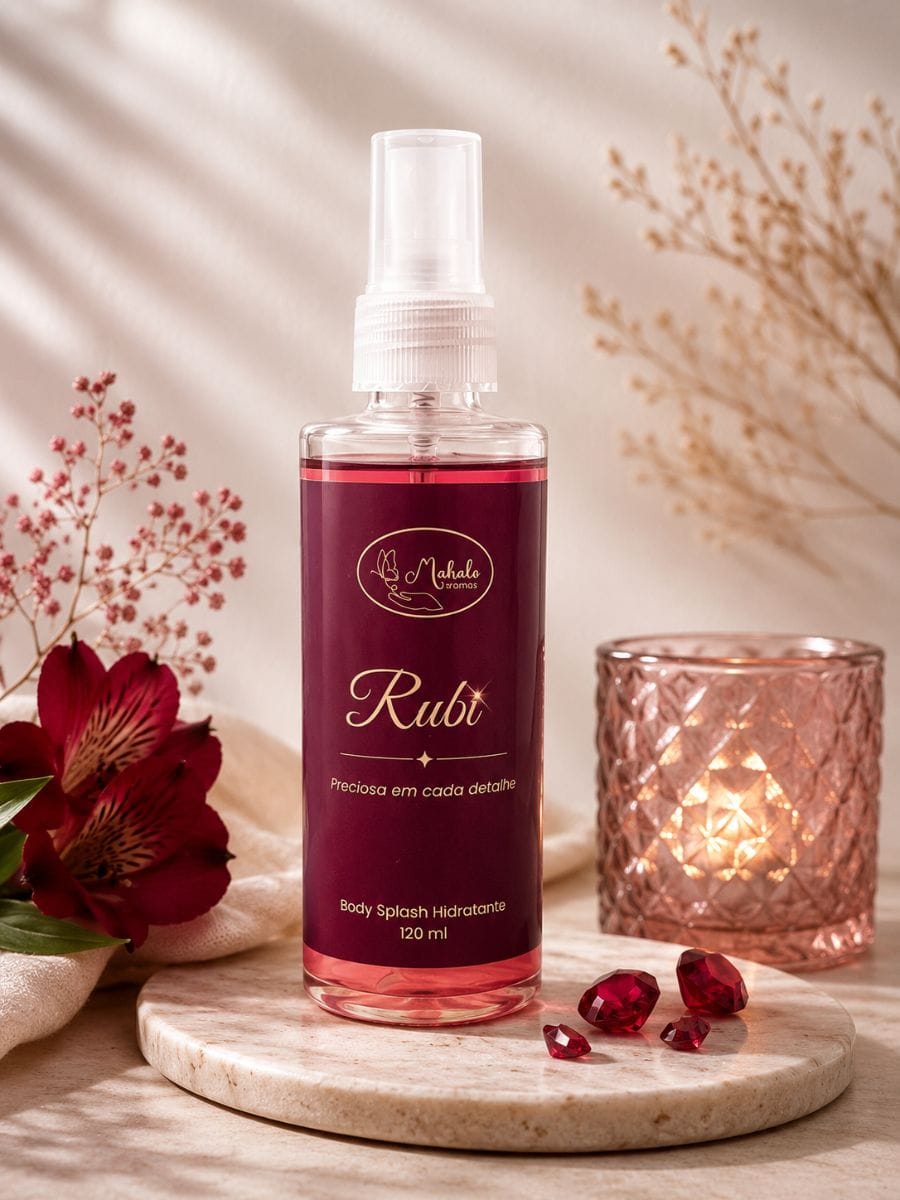 Body Splash Hidratante Feminino Rubi - 120 ml - Foto 1