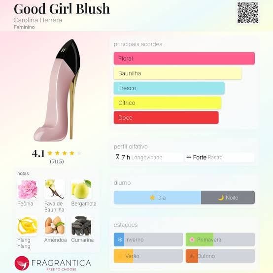Body Splash Inspirado no Good Girl Blush - 30ml - Foto 3