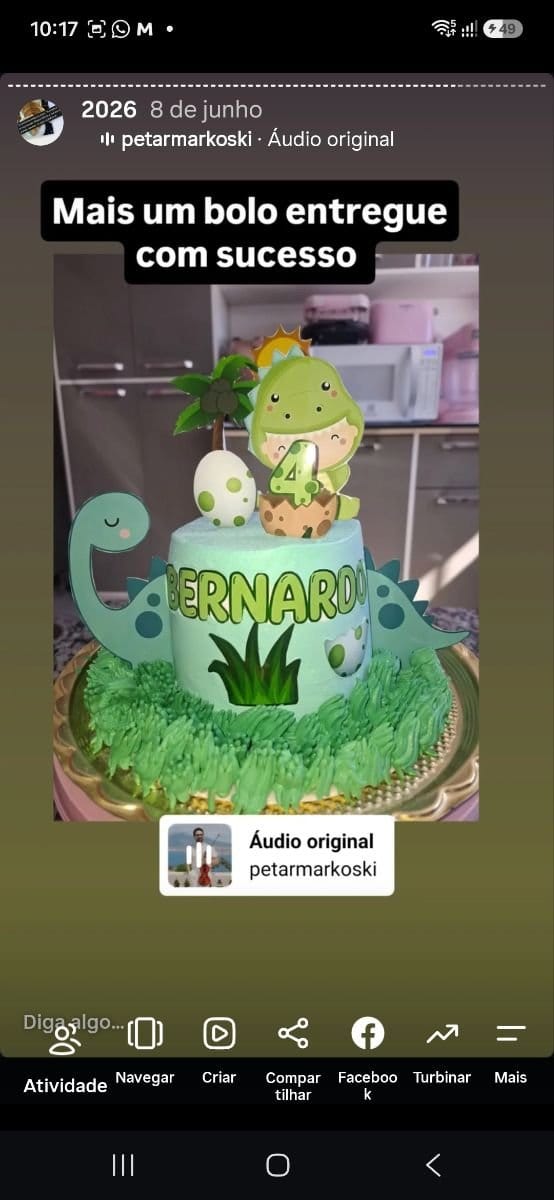 Bolo de mesversario - Foto 3
