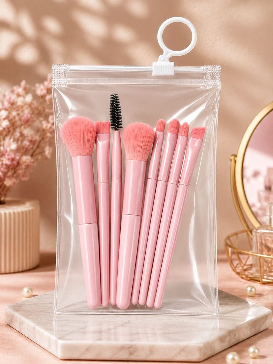Mini kit de 8 pincéis de make - Foto 1