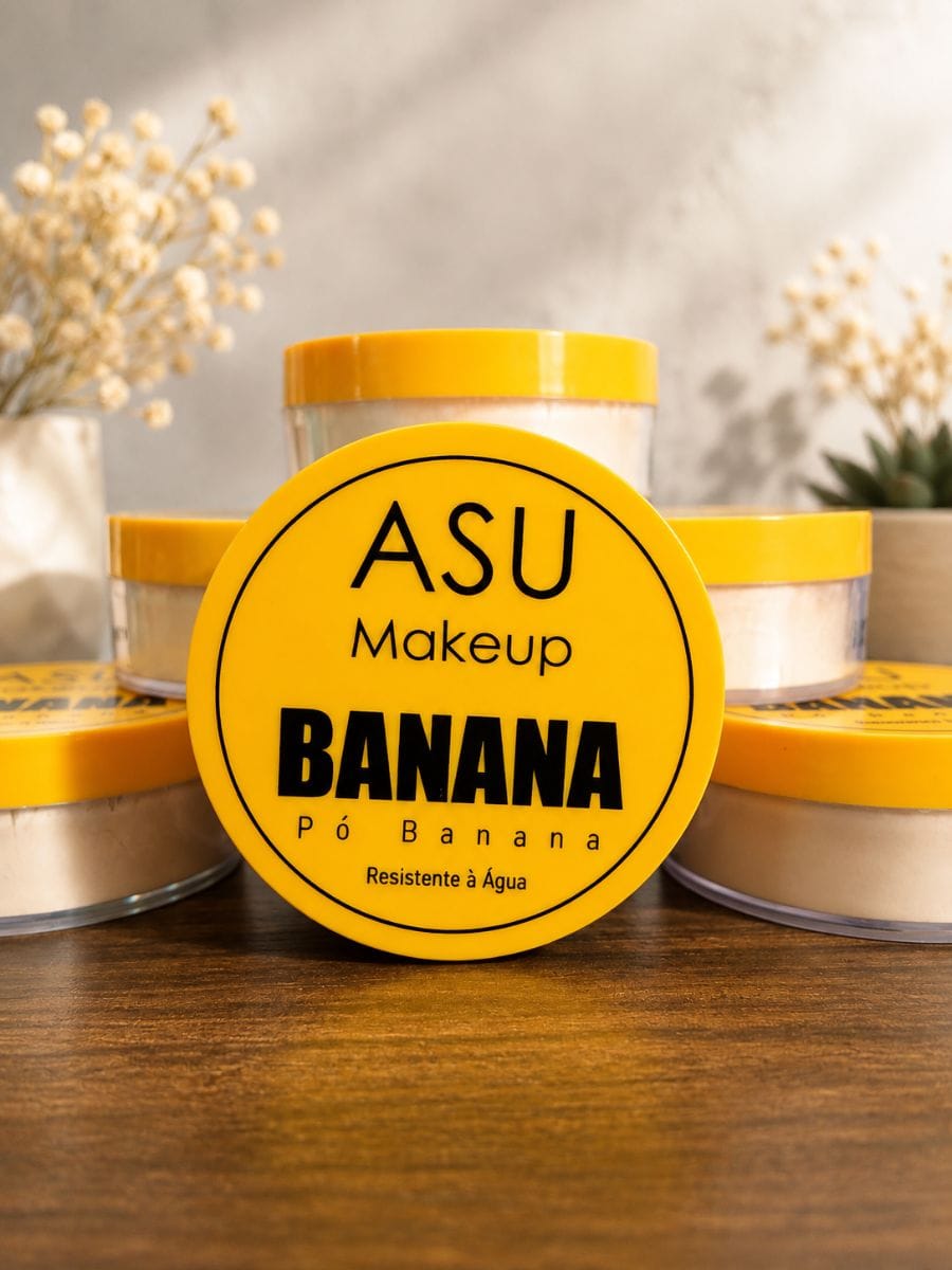 Pó de Banana ASU Makeup Translúcido - Foto 1