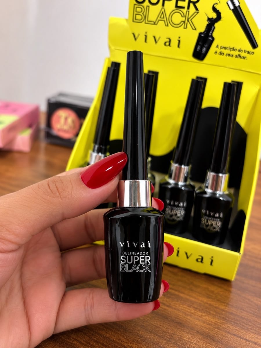 Delineador Super Black Vival - Foto 1