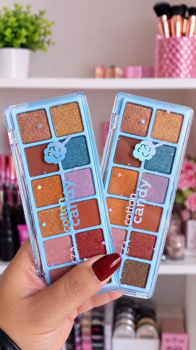 Paleta de sombra Cotton Candy Fenzza - Foto 1