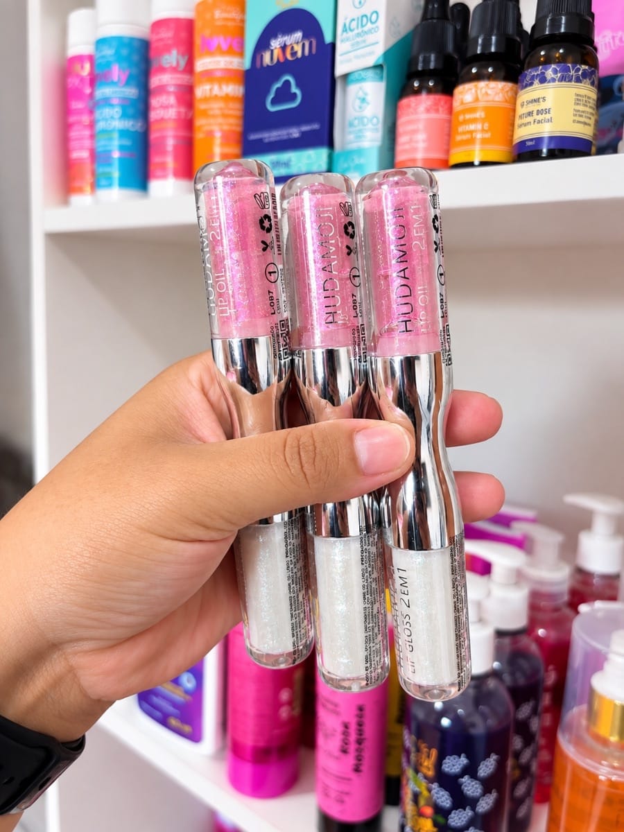 Lip Oil 2 em 1 Hudamoji - Foto 1