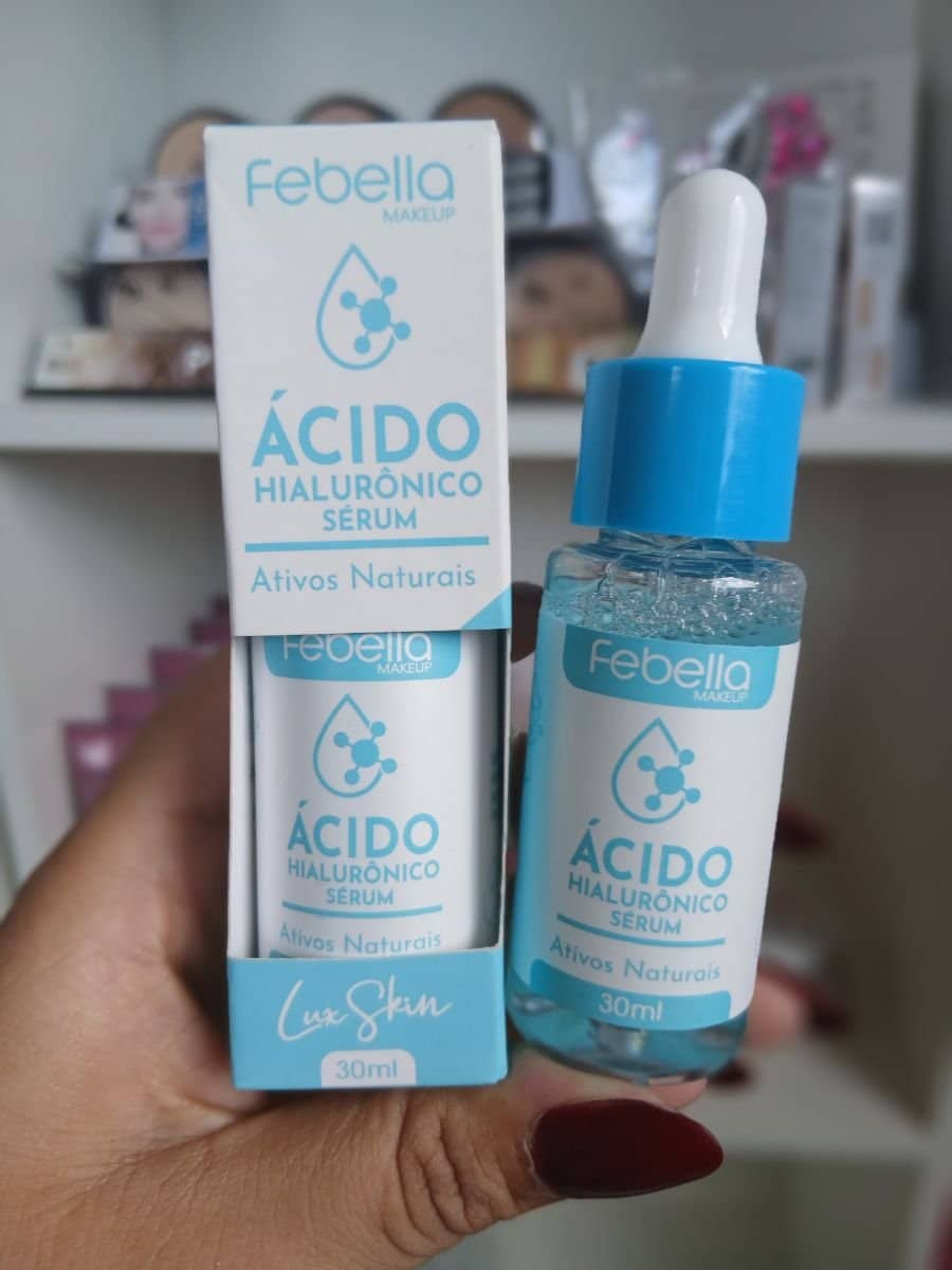 Sérum facial Ácido Hialurônico Ativos Naturais