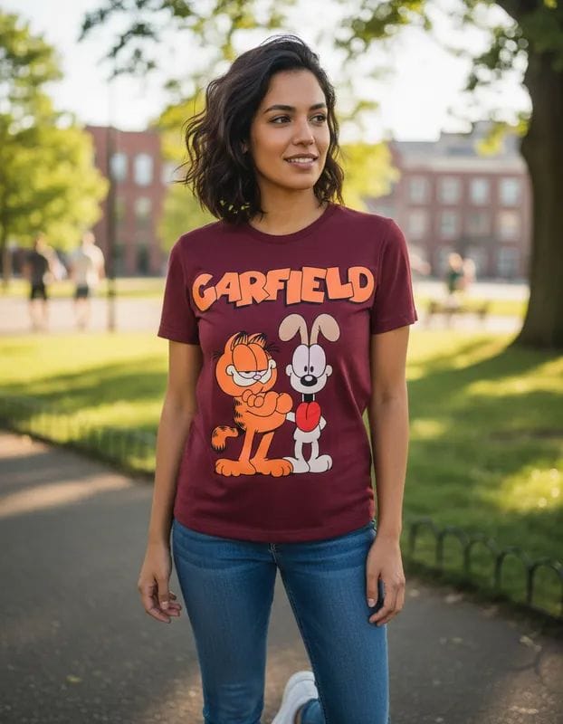 Camiseta T-shirt Garfield - Foto 1