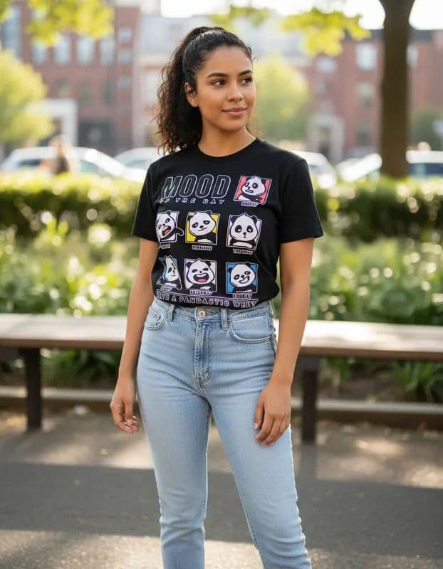 Camiseta T-shirt Mood Panda