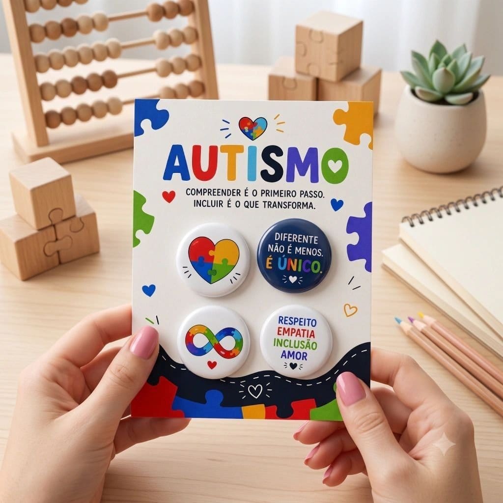 Kit de cards de bottons com 4 unidades de 32mm - Foto 4