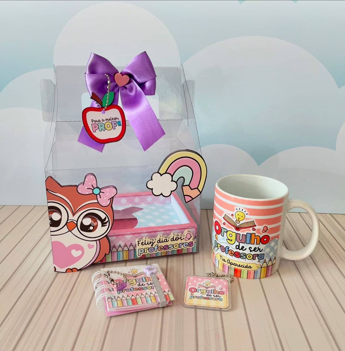 Caixas personalizadas para dia dos Professores