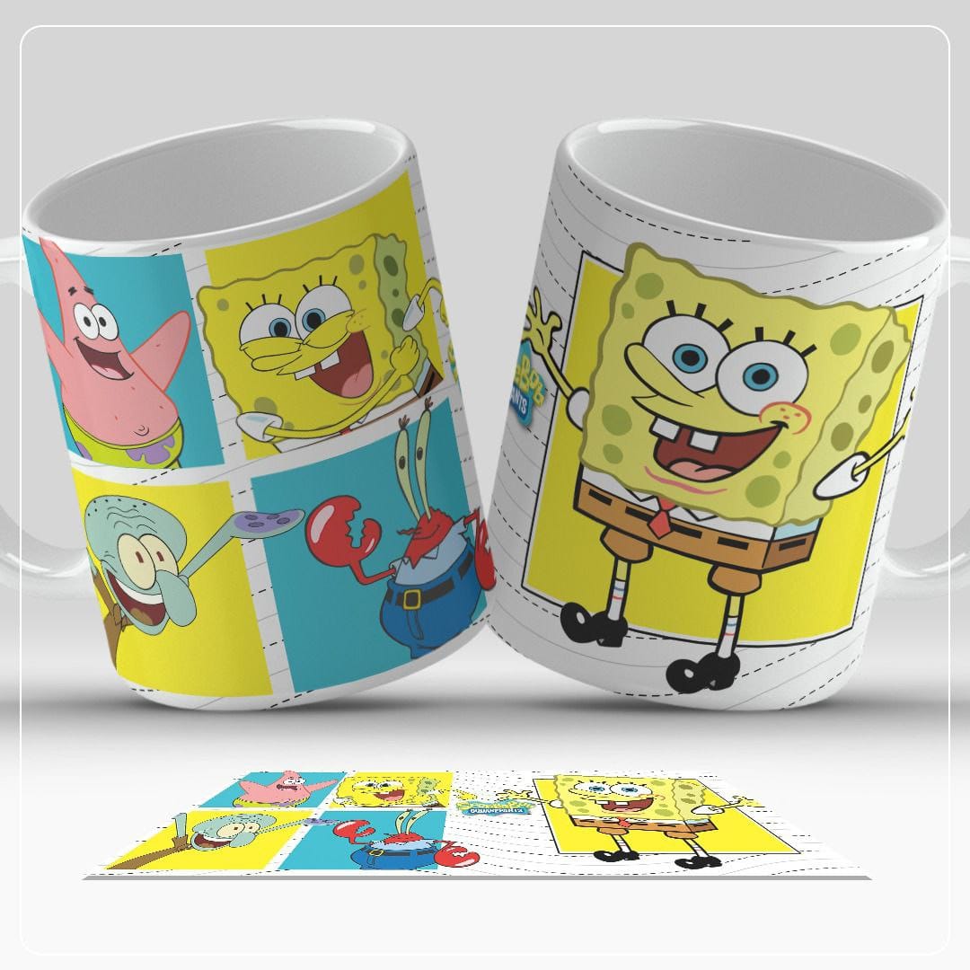 Caneca Personalizada Bob Esponja - Foto 1