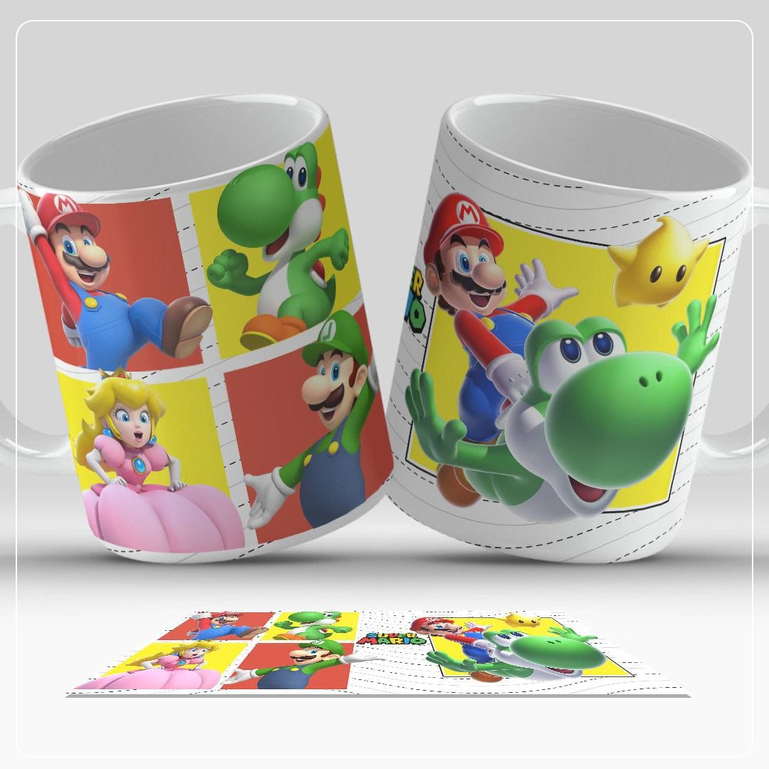 Caneca Personalizada Mario e sua Turma - Foto 1