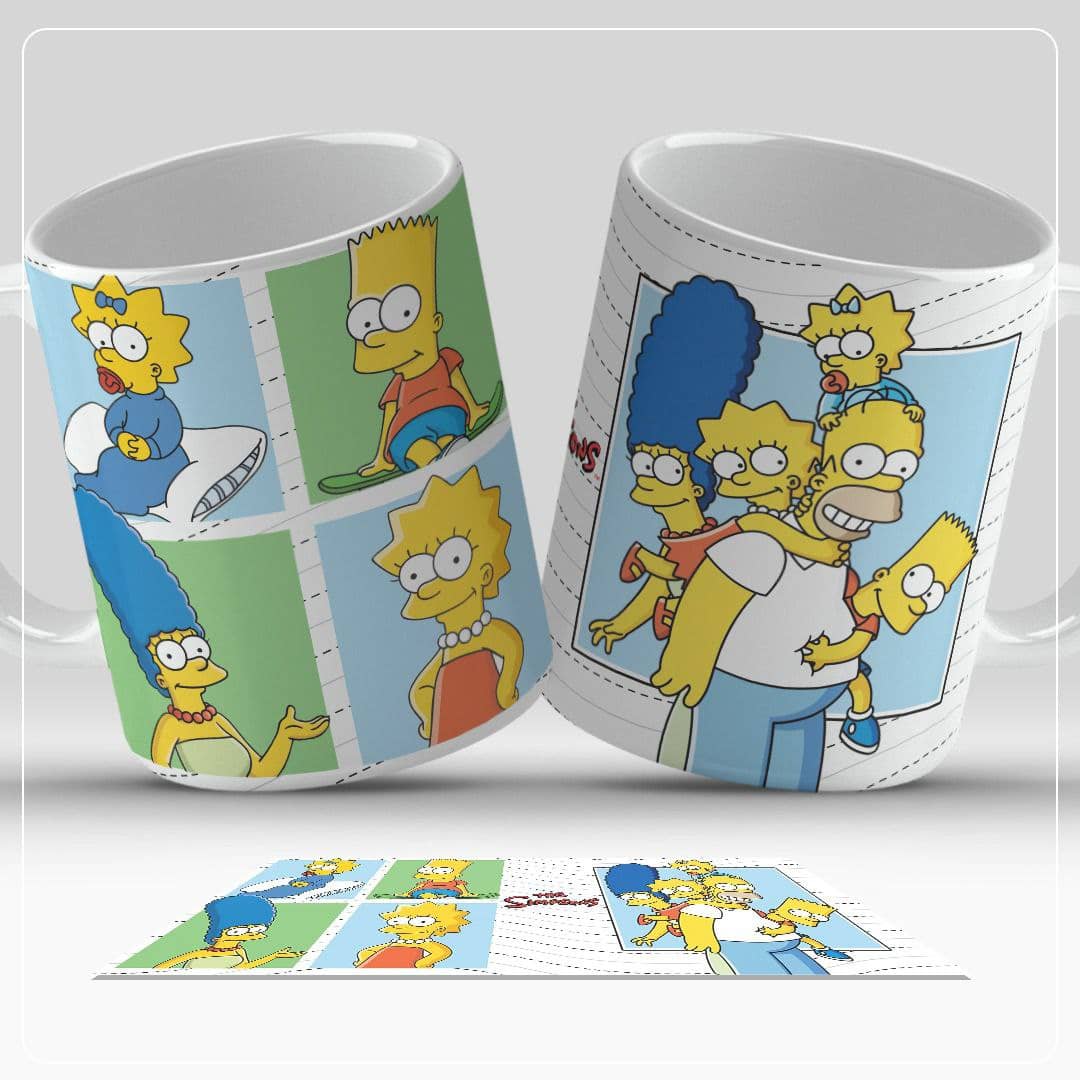 Caneca Personalizada Os Simpsons