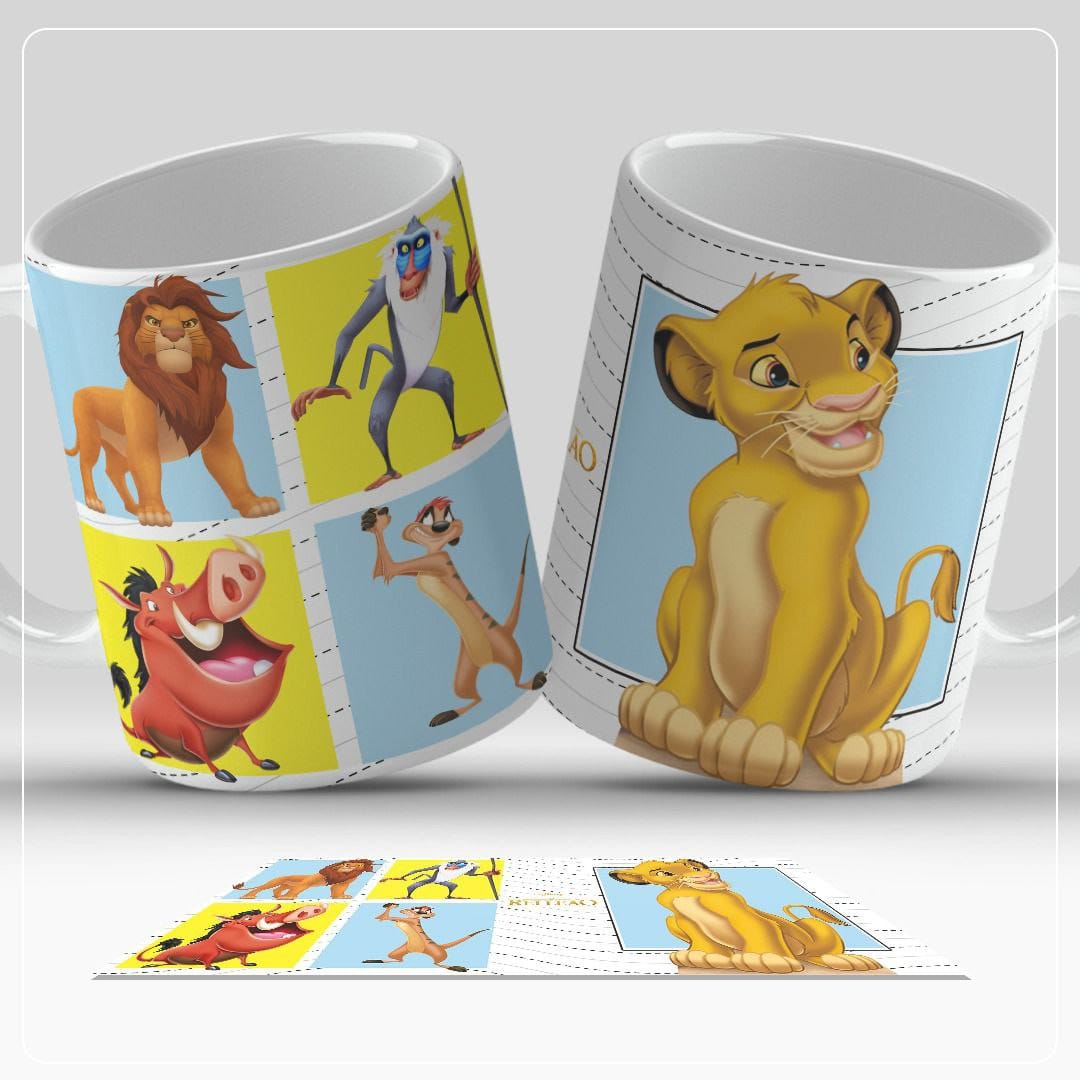 Caneca Personalizada O Rei Leão - Foto 1