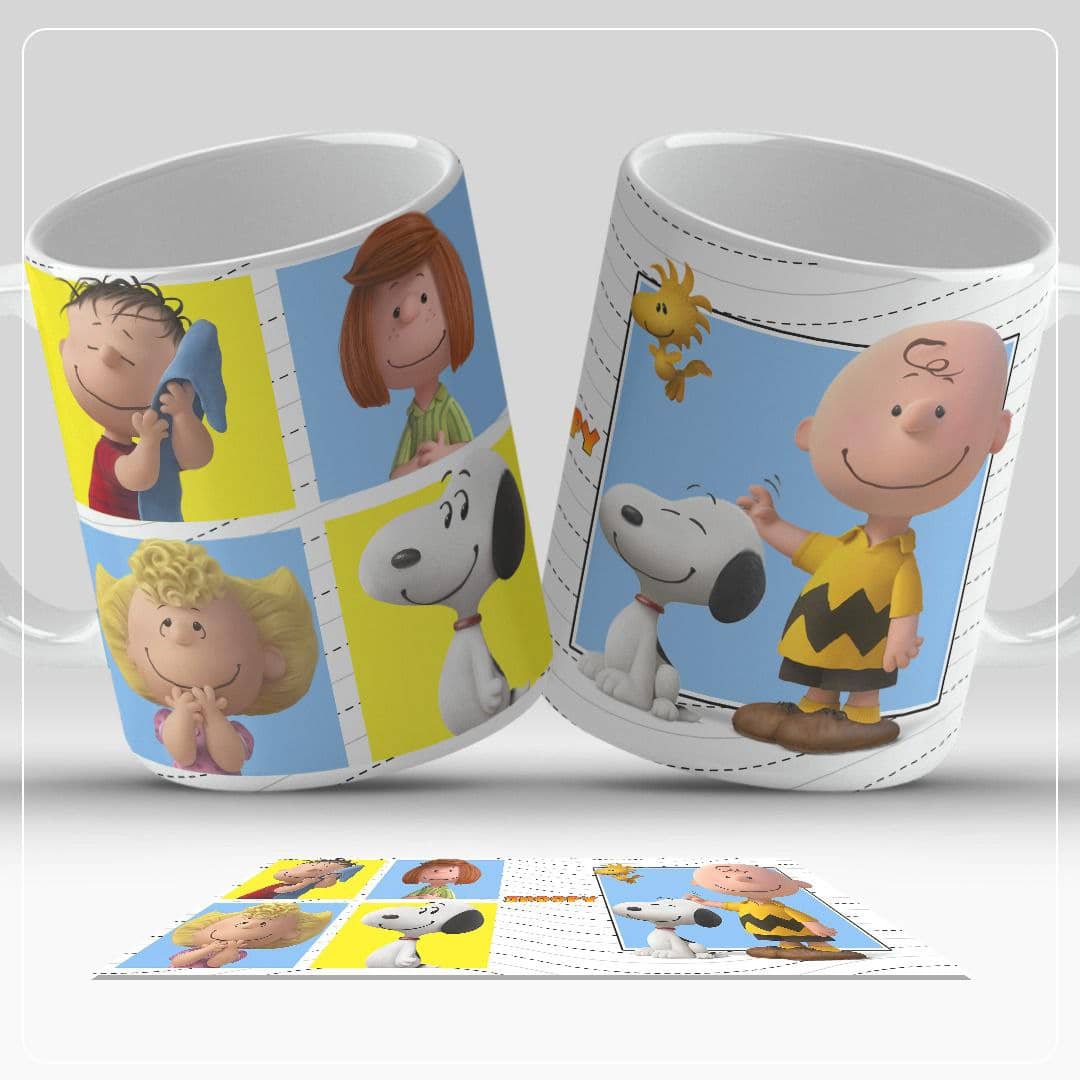Caneca Personalizada Snoopy e sua Turma