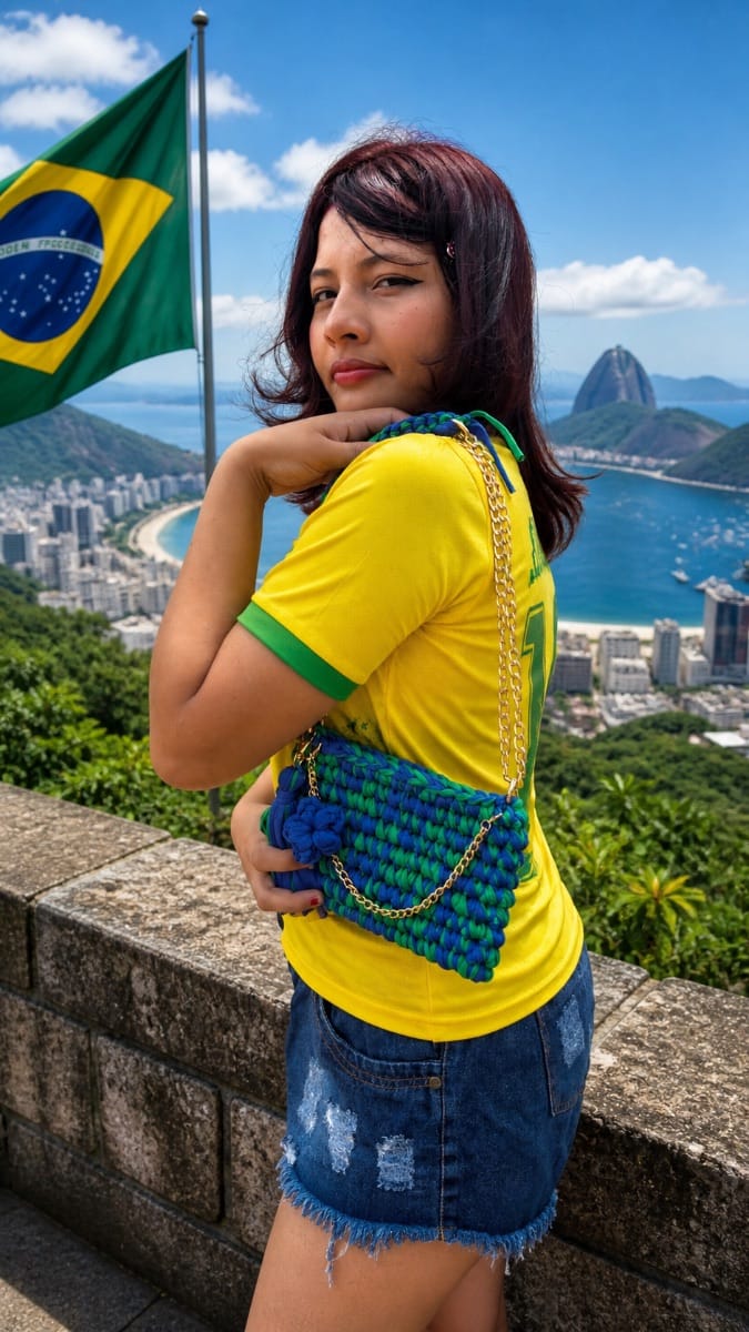 Bolsa Luna cores do brasil - Foto 3