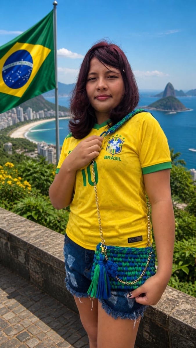 Bolsa Luna cores do brasil - Foto 4