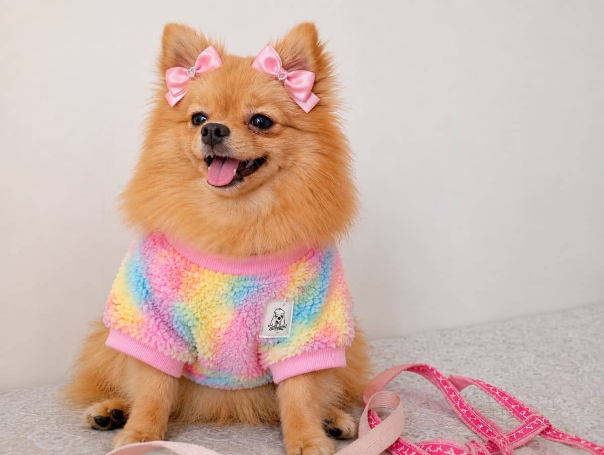 Blusinha Fleece com Capuz Tie Dye
