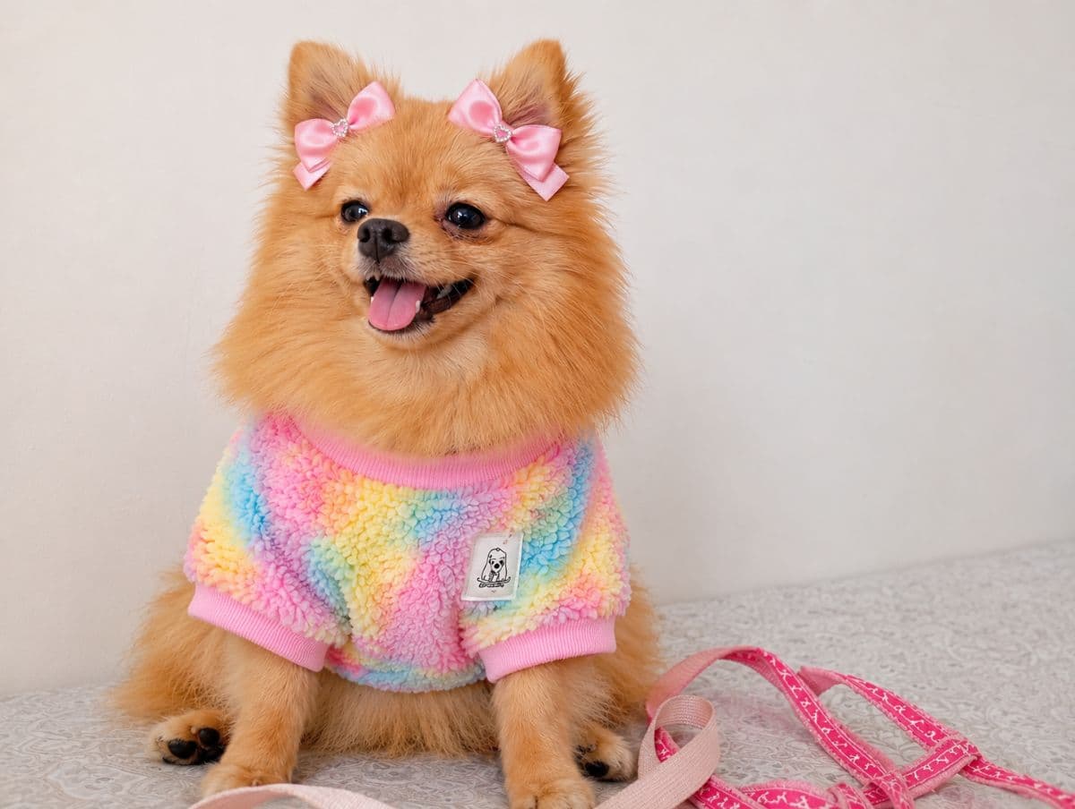 Blusinha Fleece com Capuz Tie Dye