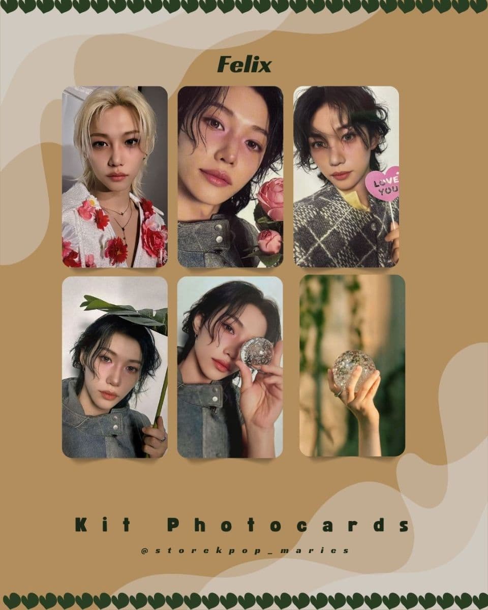 Photocards Fanmade Felix Stray Kids