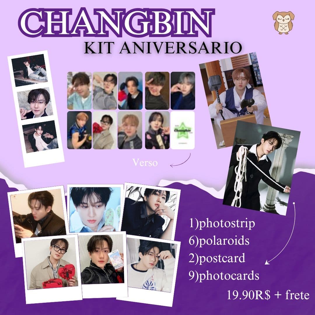 Kit Aniversário Changbin Stray Kids