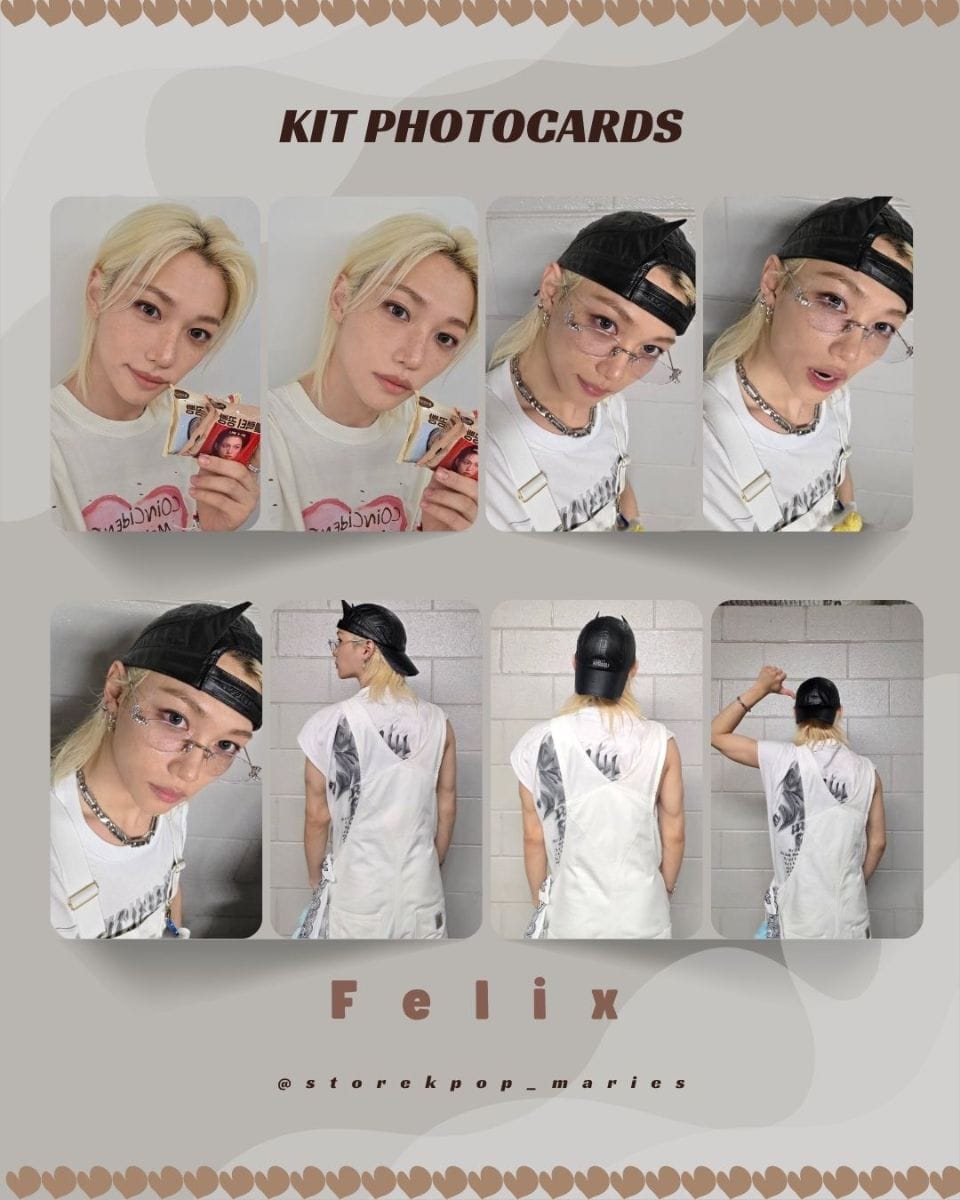 Photocards Fanmade Felix Stray Kids - Foto 2