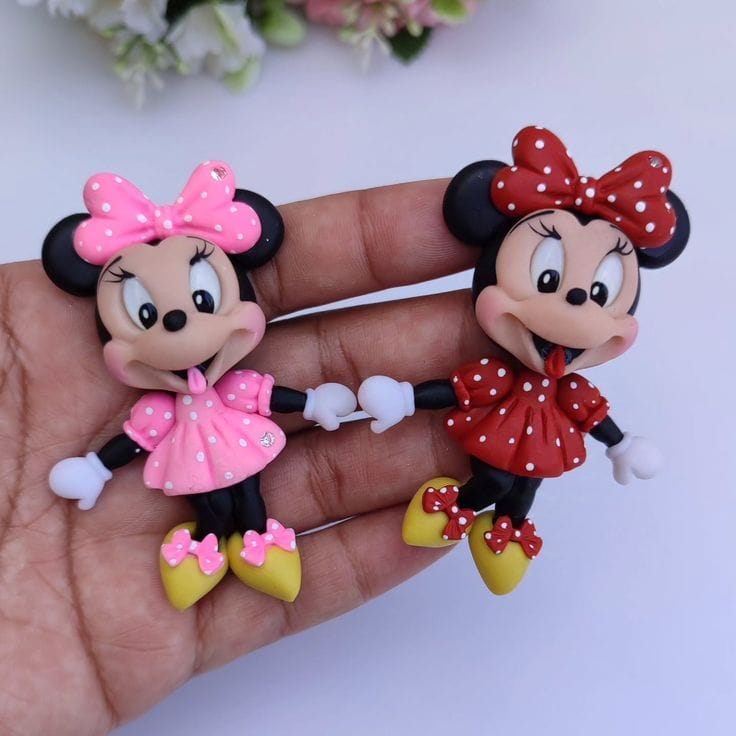 Aplique de laço tema Minnie - Foto 1