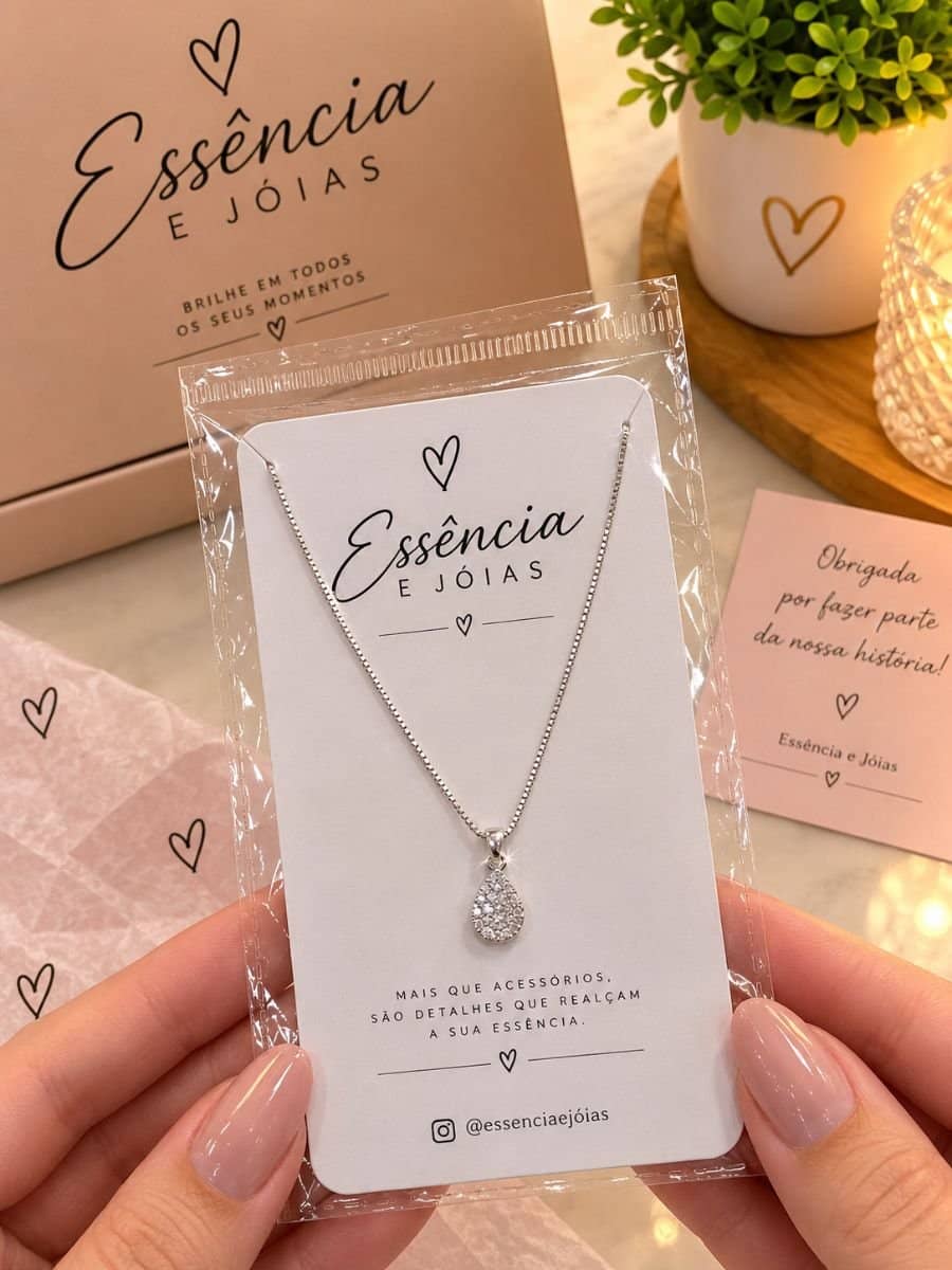 Gargantilha Zirconia Prata - Semi Jóia