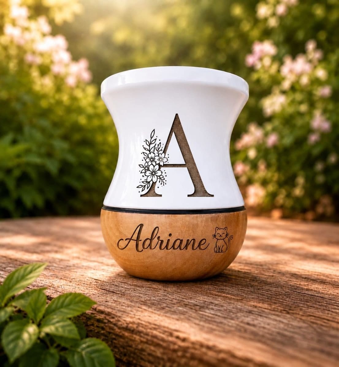 Cuia de Madeira personalizada - Foto 4