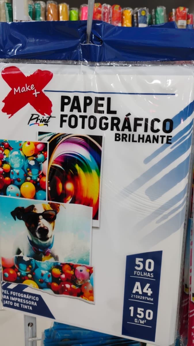 Papel fotográfico brilhante