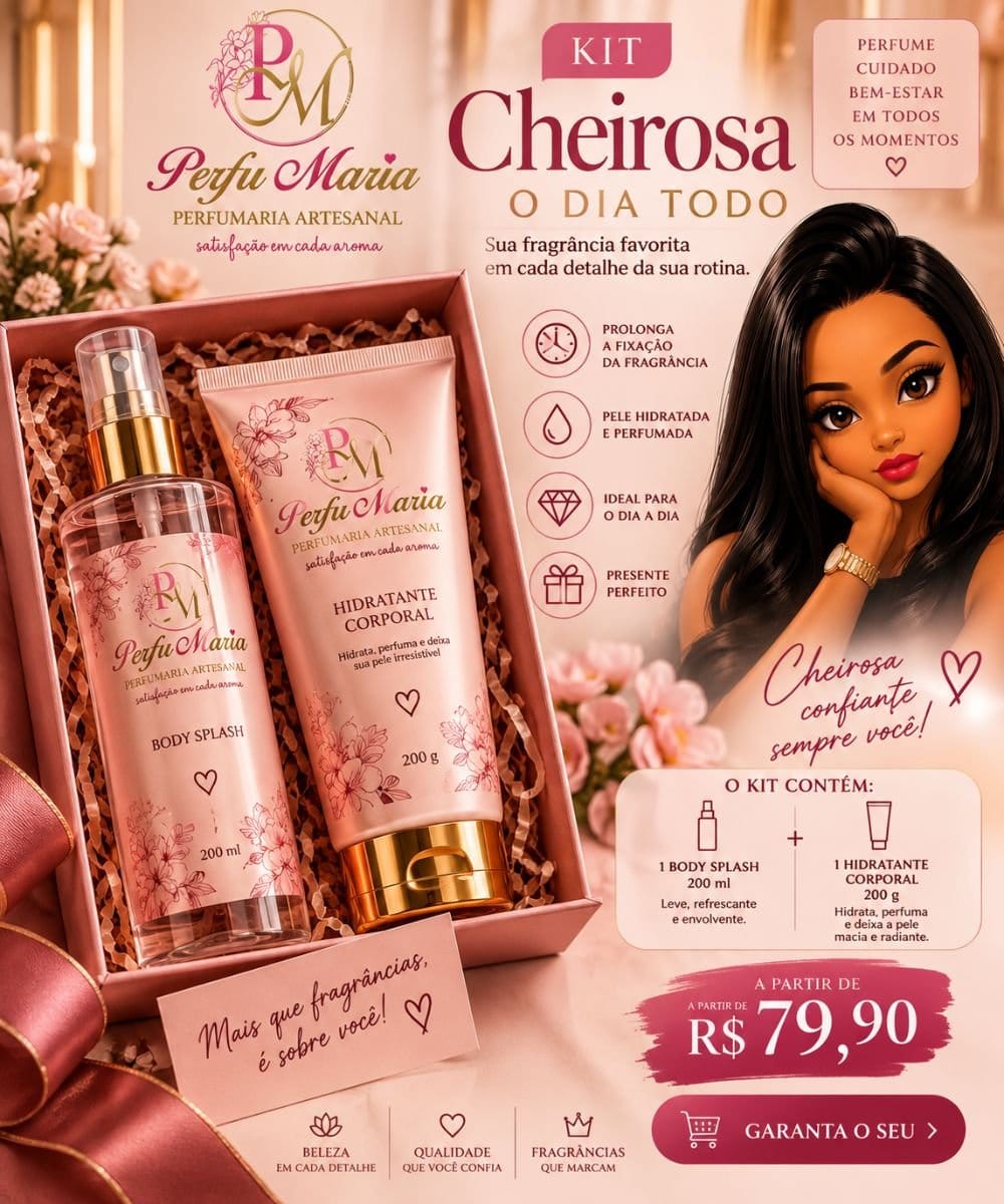 Kit Cheirosa o Dia Todo - Foto 1